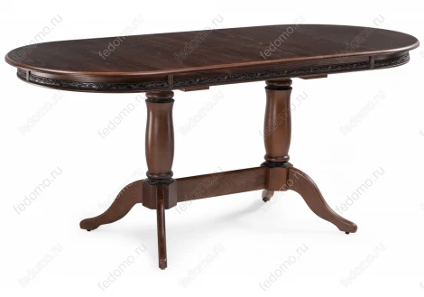 Деревянный стол Woodville Джил орех / коричневая патина 450821