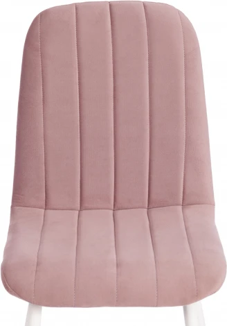 Стул ARC / 1 шт. в упаковке (Велюр,Металл  /Розовый,Белый)