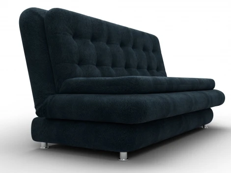 Диван-книжка Лига-123 (Металл,ЛДСП,Брус,Доска,Велюр/Графит) Лига Диванов 137624