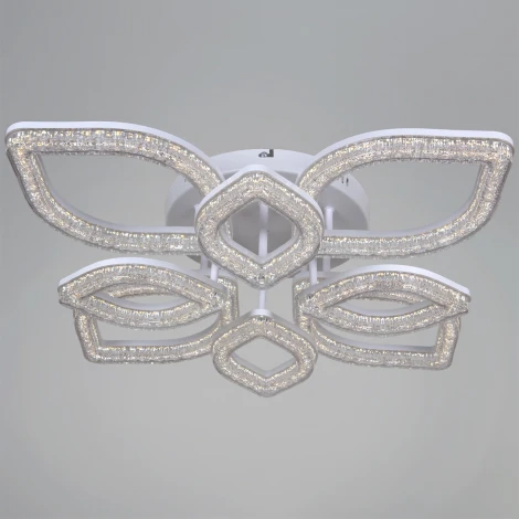 Потолочная люстра светодиодная на штанге с регулировкой цветовой температуры, яркости и ночным режимом Reluce 69290-0.3-4+4 WH