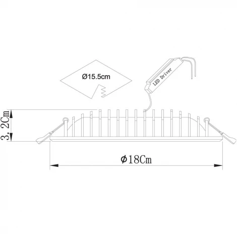 Встраиваемый точечный светильник Arte Lamp Sirio A7207PL-2WH (LED, 220V)