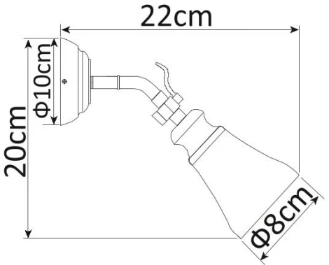 Спот Arte Lamp Vento A9231AP-1CC