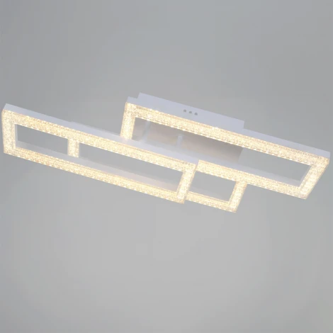 Потолочная люстра светодиодная на штанге с регулировкой цветовой температуры, яркости и ночным режимом Reluce 89560-0.3-03B WH