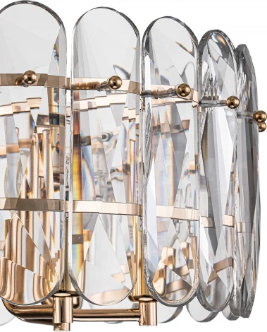 Подвесная люстра Escada Arabana 2114/6S E14*40W Gold (220V, хрусталь, на цепи, круглые)