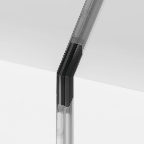 Угловой коннектор внутренний Gravity встраиваемый черный (магнитный) Maytoni Technical TRX010ICL-22B