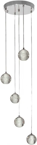 Подвесной светильник Loft It Rain 10112/5 (220V, хрусталь, на проводе, шарики)