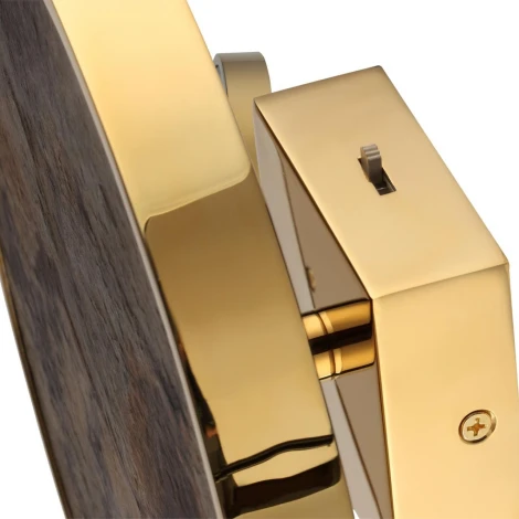 Настенный светильник Odeon Light Bergi 5079/15WL зол./серо-бежевый/металл/натур.камень/акрил с переключ.цветов.темпер. LED 15W 3000К/4000K/6000K (220V, круглые)