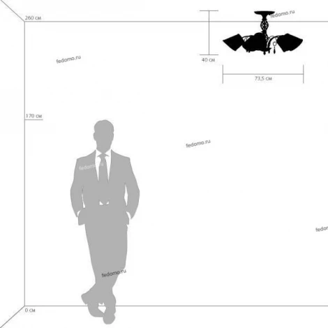 Потолочная люстра Lightstar Esedra 796056