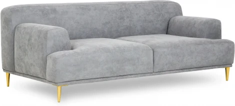 Диван Portofino 2-х местный ОГОГО (арт.604093), (Рогожка/Серый)