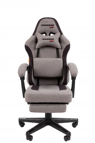 Офисное кресло Chairman CH27 серо-черный