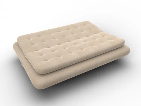 Диван-книжка Лига-123 (Металл,ЛДСП,Брус,Доска,Велюр/Бежевый) Лига Диванов 137615