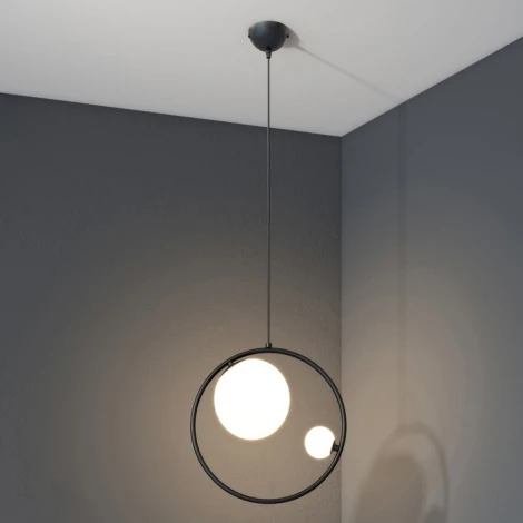 Подвесной светильник Ingrun Black Imperiumloft Ingrun01 (212877-23) (220V, на проводе, шарики)