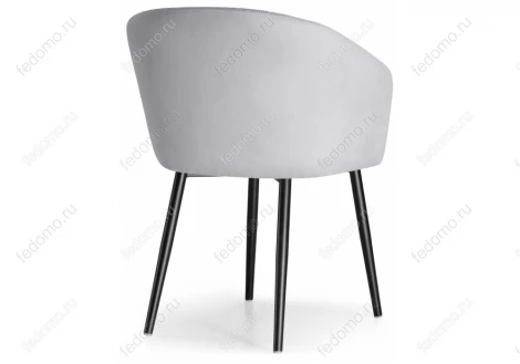 Стул Woodville на металлокаркасе Моншау velutto 52 / черный 462152