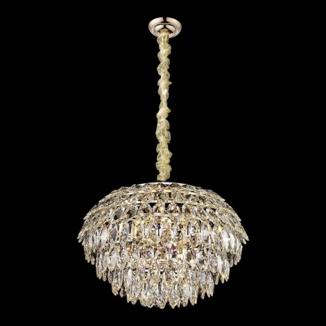 Подвесной светильник Wertmark Ludgera WE113.11.303 (220V, хрусталь, на цепи, шар)