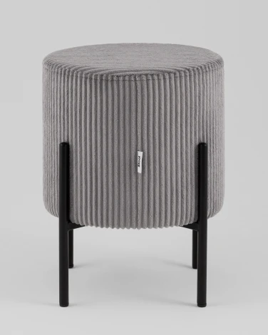Пуф Stool Group Спейси велюр рельефный бежевый арт.УТ000040017