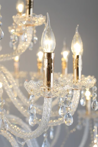 Подвесная большая люстра Aployt Halina APL.811.03.42 (220V, на цепи, свеча)