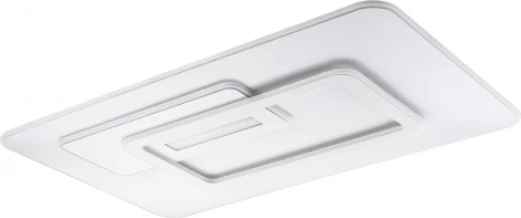 Потолочный светодиодный светильник Escada Rung 10294/3LED 182Вт, металл/акрил, белый (регулировка яркости, 220V, пульт управления)