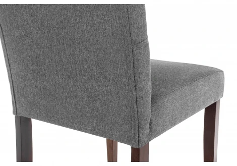 Обеденный стул Woodville dark walnut / fabric grey 11022