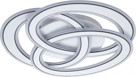 Потолочная люстра с таймером Escada Quant 10243/3 LED*140W White 10243/3LED (220V, пульт управления)