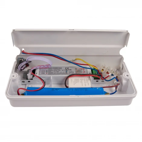 Светильник светодиодный влагозащищенный с БАП 4000K Uniel ULW-K25B 6W/4000K/EMG IP65 WHITE