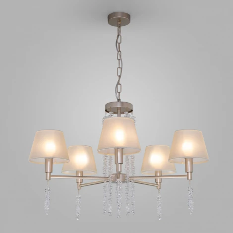 Подвесная люстра Eurosvet Charuel 60148/5 матовое золото (220V, на цепи)