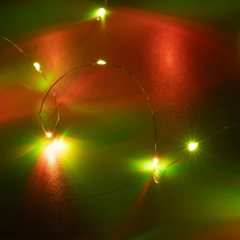 Светодиодная гирлянда ARD-DEW-HOME-2000-CLEAR-20LED-STD RGB (3V, Battery Pack) (Ardecoled, IP20) 062566
