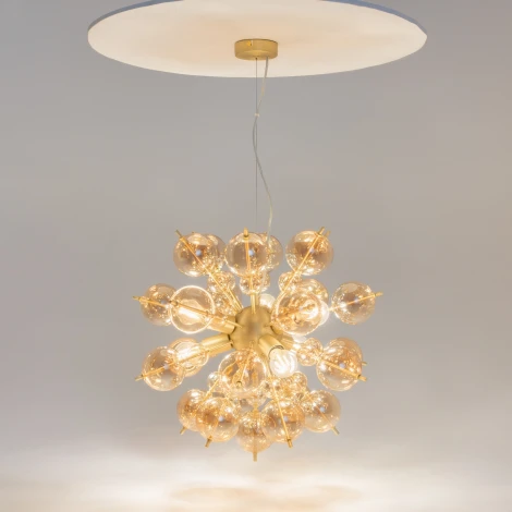 Подвесная люстра Maytoni Bolla MOD133PL-06BS (220V, на тросе, шар, шарики, молекулы)