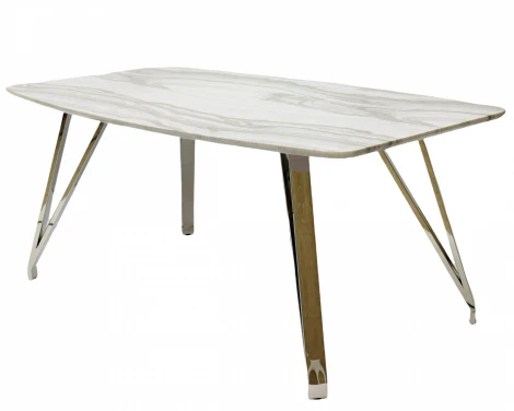 Стол обеденный IST-CASA Соар F-1194,180х100х76 см, белый мрамор
