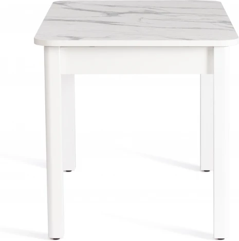 Кухонный стол Tetchair ALIGERY (ЛДСП,HPL,Массив березы/Белый)