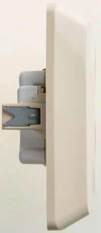 Розетка встраиваемая двойная с заземлением и шторками (Кремовый) Systeme Electric Etude PC16-108K