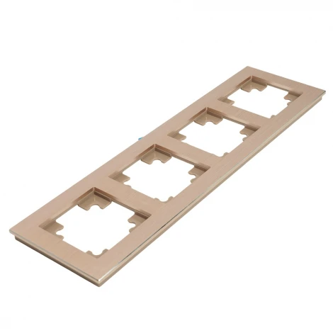 Рамка на 4 поста (шампань) Stekker Катрин 50022