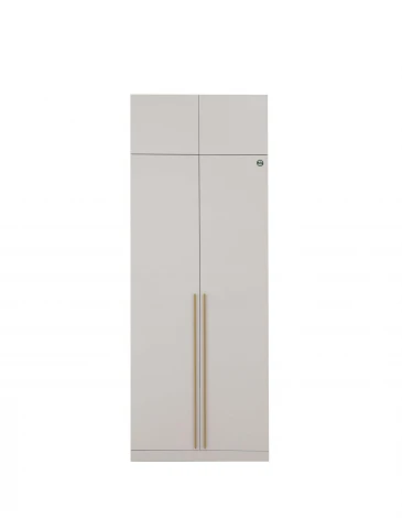 Шкаф Николь-2, Кашемир/Сатиновое золото Ивару 102010