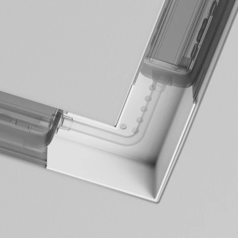 Коннектор угловой Radity встраиваемый белый (магнитный) Maytoni Technical TRA084CL-12W