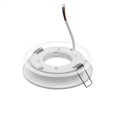 Встраиваемый светильник под лампу GX53 белый глянец Lumin'arte LDL-GX53/01W