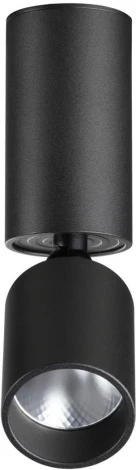 Светильник накладной светодиодный Novotech Tubo 359315 OVER черный IP20 LED 5W 220V 3000K 600Лм TUBO (круглые)