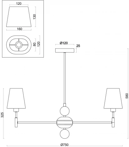 Потолочная люстра Freya Soho FR2028PL-07N