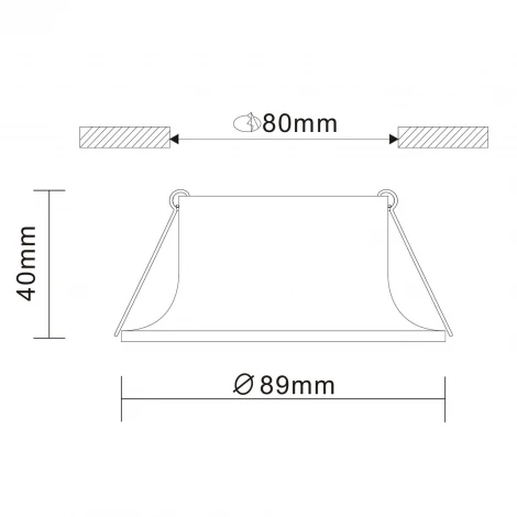 Встраиваемый точечный светильник ST Luce Barra ST200.408.01 (220V, круглые)