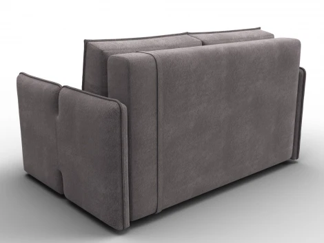 Диван прямой Лига-117 (ЛДСП,Брус,Фанера,Велюр/Бежевый) Лига Диванов 137015