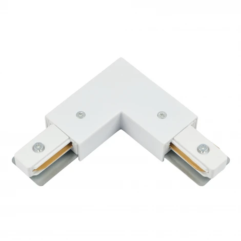 Коннектор угловой с вводом питания для накладного шинопровода MyFar Accessories for Single MT0101-CLP-W