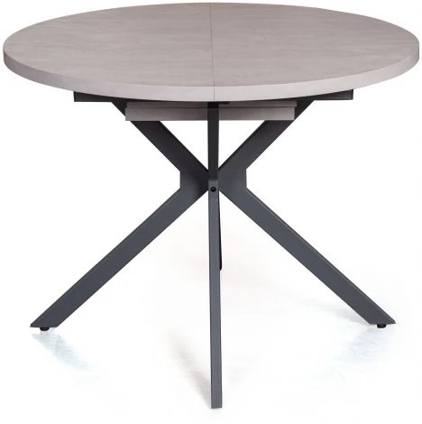 Стол Top Concept круглый Vegas раздвижной (100+40) цемент светлый