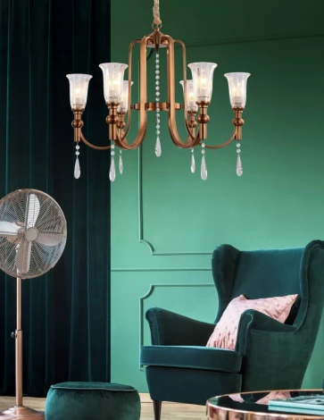 Подвесной светильник Lumina Deco Rionella LDP 8041-6 S.GD