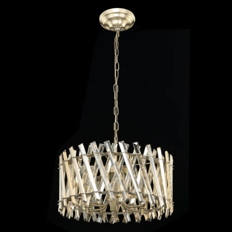 Подвесная люстра Citilux Ингвар CL334263 (220V, хрусталь, на цепи, круглые)