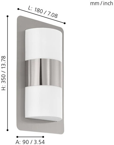 Настенный светильник уличный Eglo Cistierna 98085 (220V, IP44)