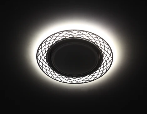 Встраиваемый точечный светильник Эра DK LD37 WH/WH