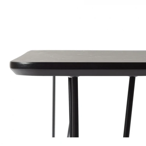Стол Solution 120x80х75,5см, чёрный