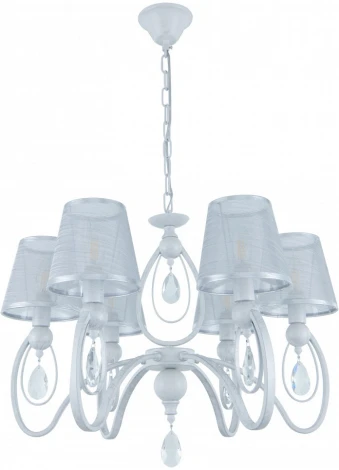 Подвесная люстра Arte Milano AM347203 347203/6 WT+SL (220V, подвески, на цепи)