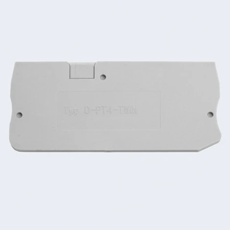 Торцевая заглушка для ЗНИ (серый) Stekker 49269