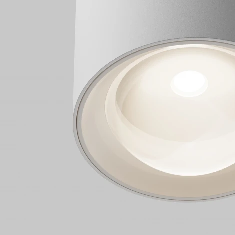 Потолочный светильник накладной Maytoni Lens C217CL-15W4K-W (LED, 220V, круглые, IP44)