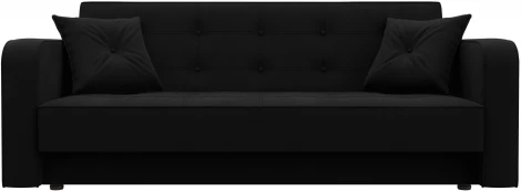 Диван-книжка Тур (Черный/Микровельвет) Лига Диванов арт.121786