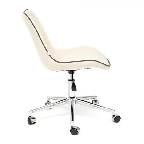 Кресло STYLE молочный (флок)